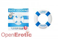 Buoy Cockring - Love Saver - Blue 