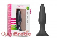 Silky Buttplug Medium Size - Black 